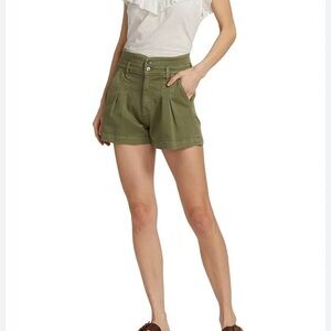 Veronica Beard NWT Jaylen High Rise Stretch Denim Shorts sz 25 color: Clover